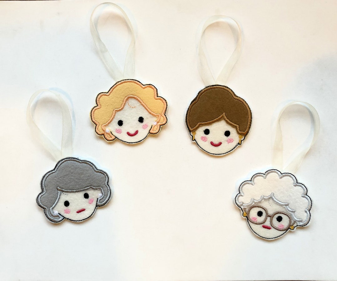 The Golden Girls Ornament Set. Golden Girls Ornaments, Golden Girls