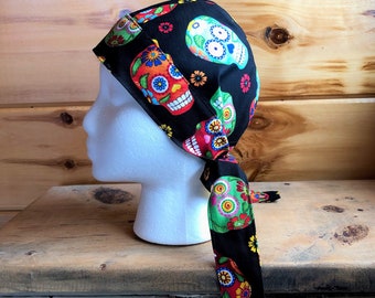 Scrub Cap, Durag, Dorag, Scrub Hat, Headwrap, Skull Cap, Surgical Cap, Chemo Cap, Nurse Cap, Biker Cap