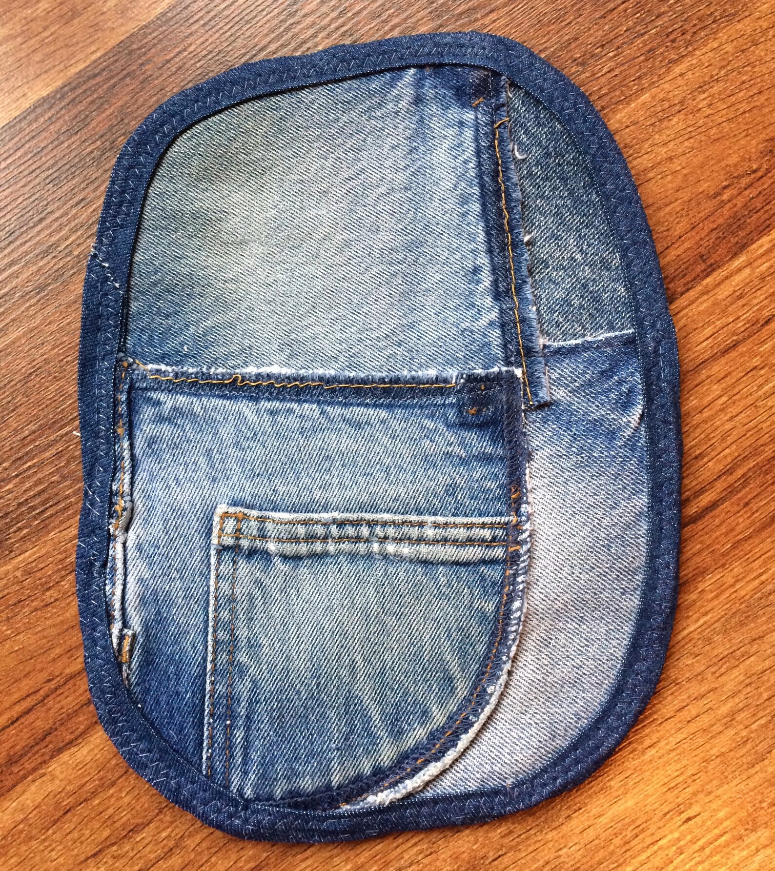 Denim Pot Holder Denim Pocket Pot Holder Kitchen Hot Pads Etsy