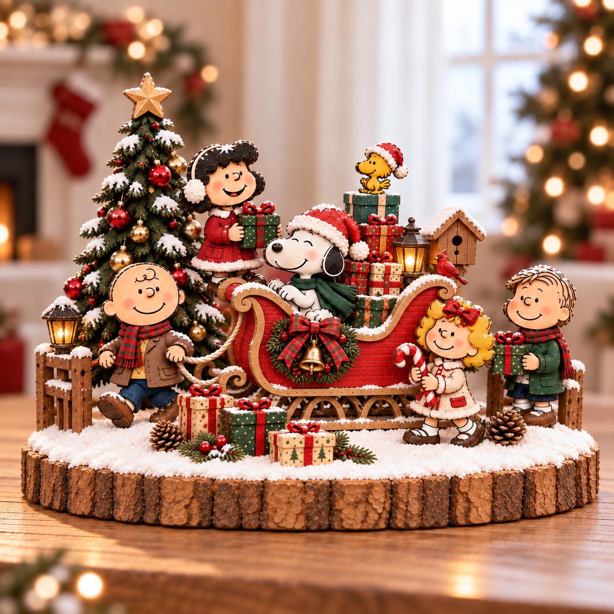 レア☆ SNOOPY スヌーピー クリスマスプレート 2001年　飾り台付 Vintage Snoopy Christmas Decor - Etsy