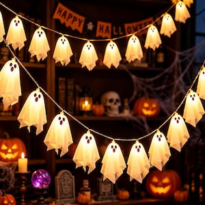 Halloween spooklichtslinger, LED-slinger op batterijen (3 m)