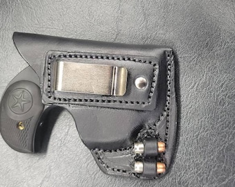 IWB Holster for Bond Arms Stinger with ammo loops.
