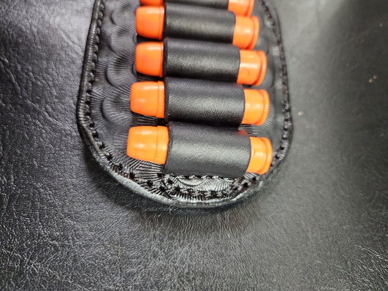 SW 500 Ammo Loops With Belt Clip..herman Oak Leather..made in Alabama ...
