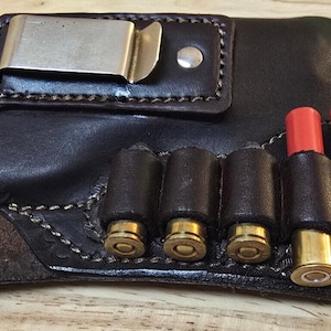 Right Hand Taurus Judge Holster, IWB Leather 45/410 Ammo Loops