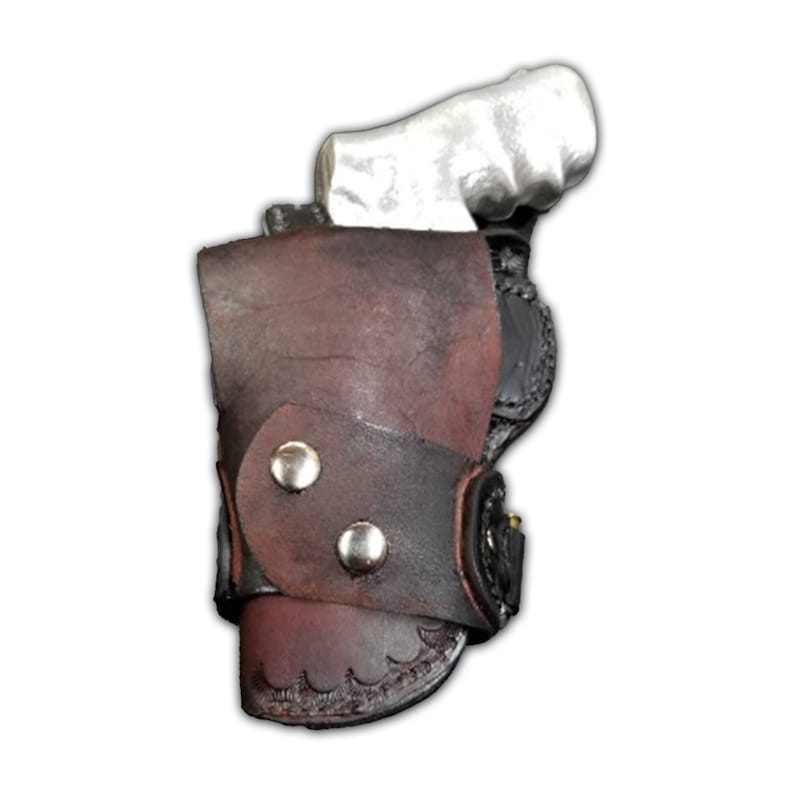 Custom Leather Holster for Ruger Super Redhawk Alaskan 2.5, .45/.454 Ammo Loops bild 3