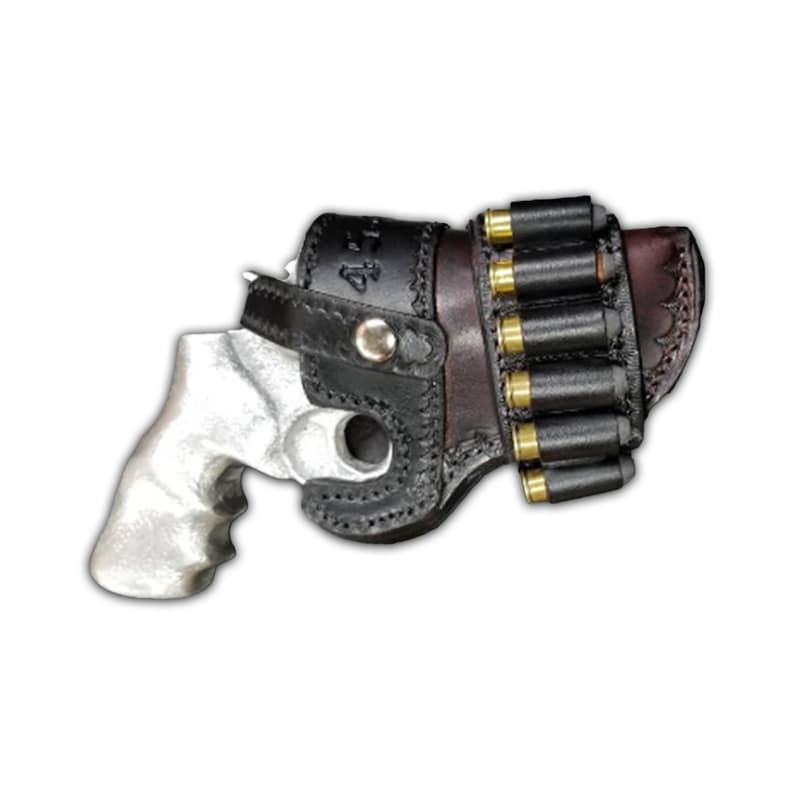 Custom Leather Holster for Ruger Super Redhawk Alaskan 2.5, .45/.454 Ammo Loops bild 2