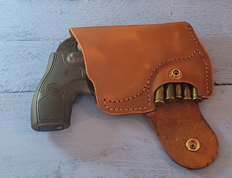 Pocket Holster with Ammo pouch for Ruger LCR image 5