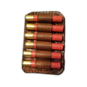 45 / 410 ammo loops..belt clip..Herman Oak leather..made in Alabama