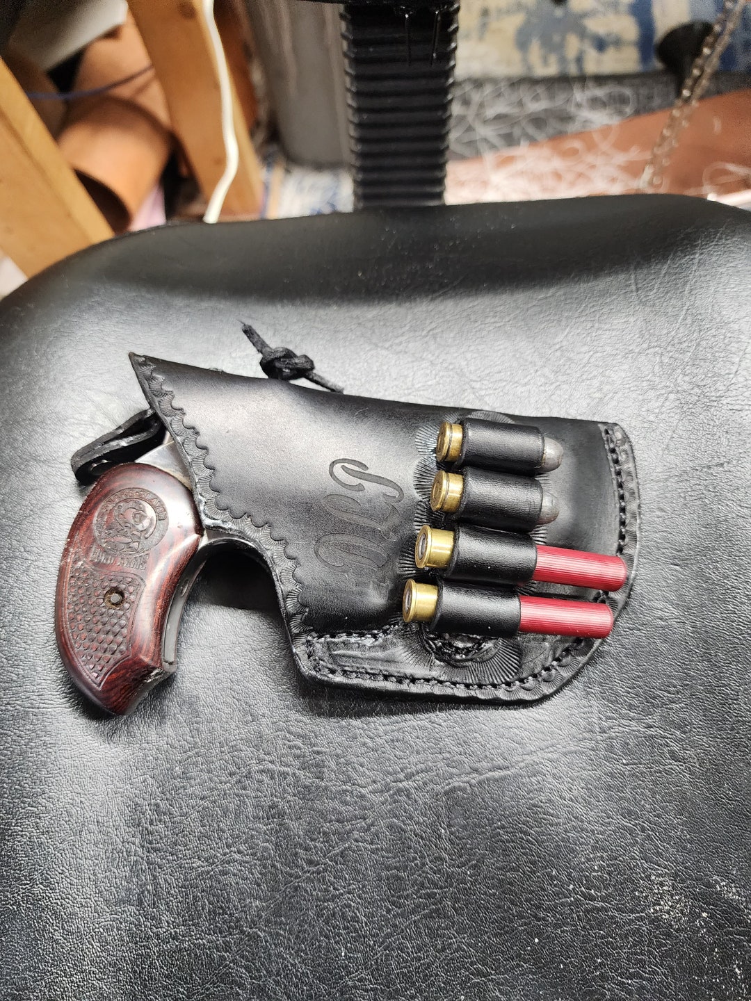 Custom Holster for Bond Snake Slayer IV or Cyclops 4.25 Barrel, Worn on