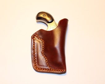 Tan Leather Pocket Holster – For NAA 22 Lr 1 1/8 Barrel