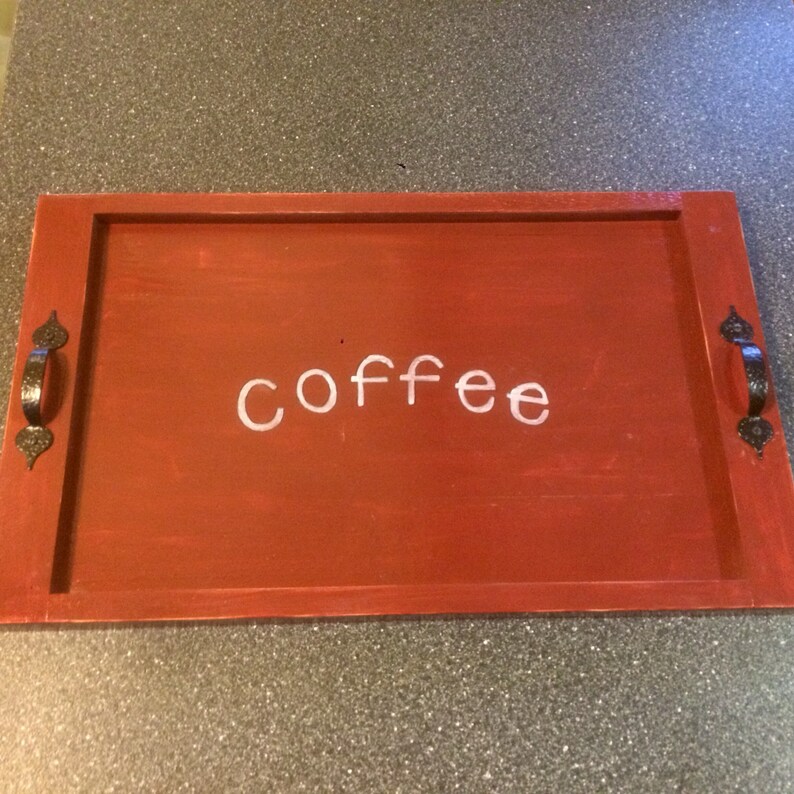 Coffee Bar Tray Ottoman Tray Serving Tray Coffee Tray. Etsy