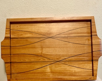 Rustic Ottoman Tray, Serving Tray, Tray with Handles