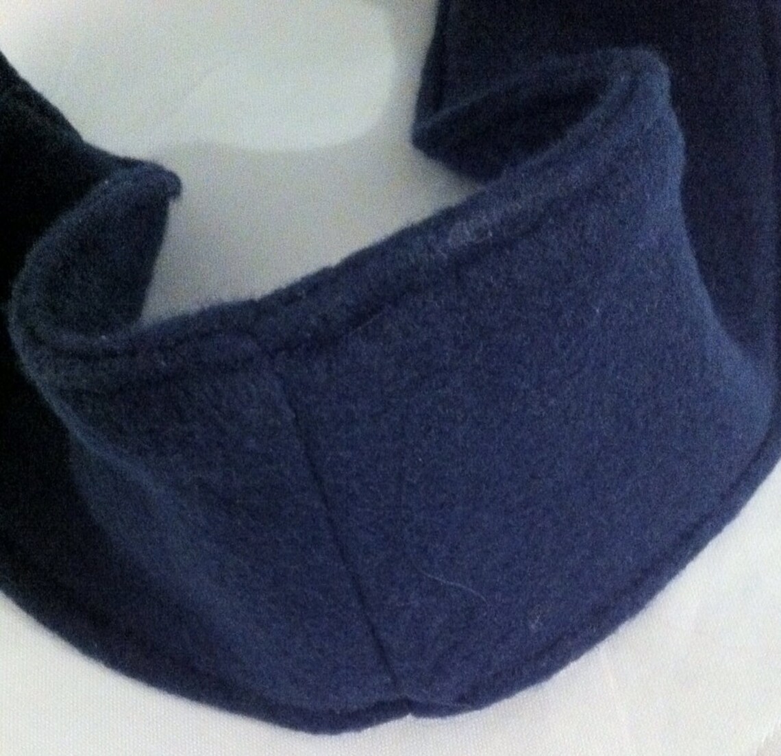 navy blue fleece headband