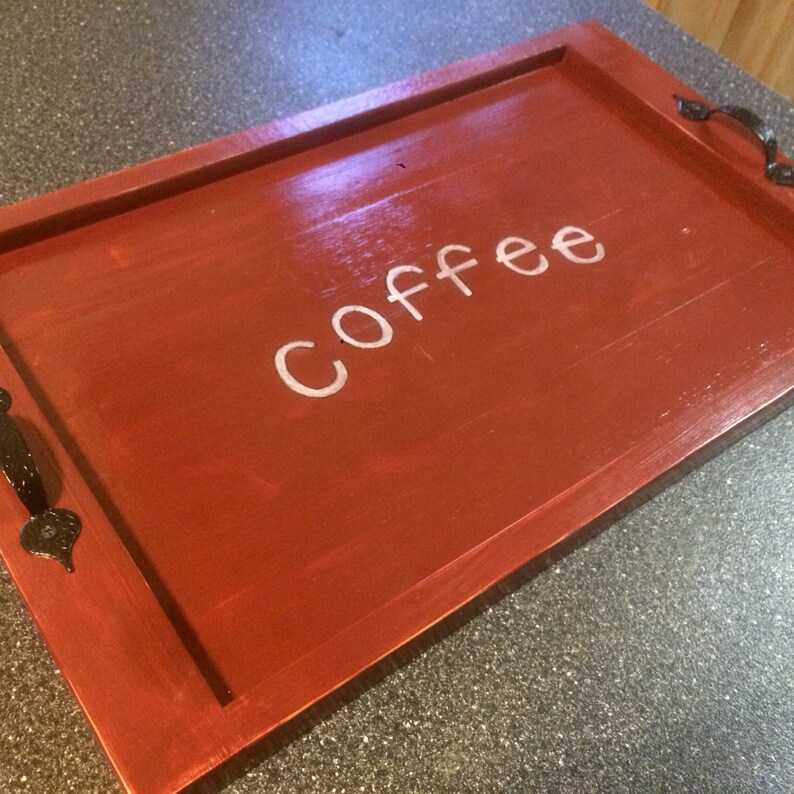 Coffee Bar Tray Ottoman Tray Serving Tray Coffee Tray. Etsy