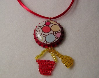 Collier bouchon bouteille beachgoer