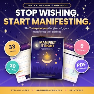 Manifestation Workbook 30 Day Manifesting Challenge