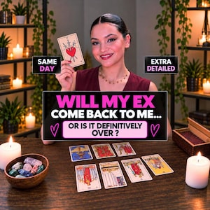 Personalized Tarot Reading: Ex Relationship Analysis (Personalized Written)