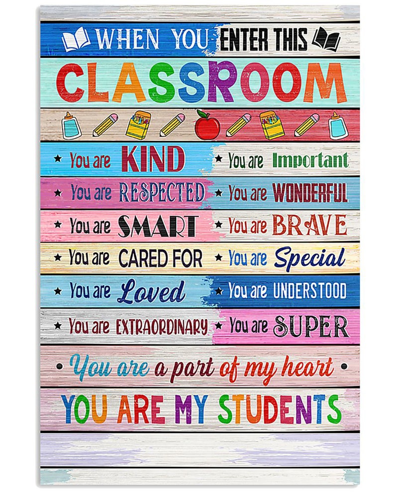 Printable Classroom Poster Classroom Decor Teacher Etsy