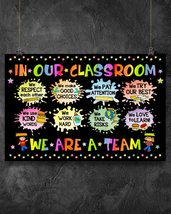 Classroom Poster Classroom Decor Teacher Printable in Our Etsy