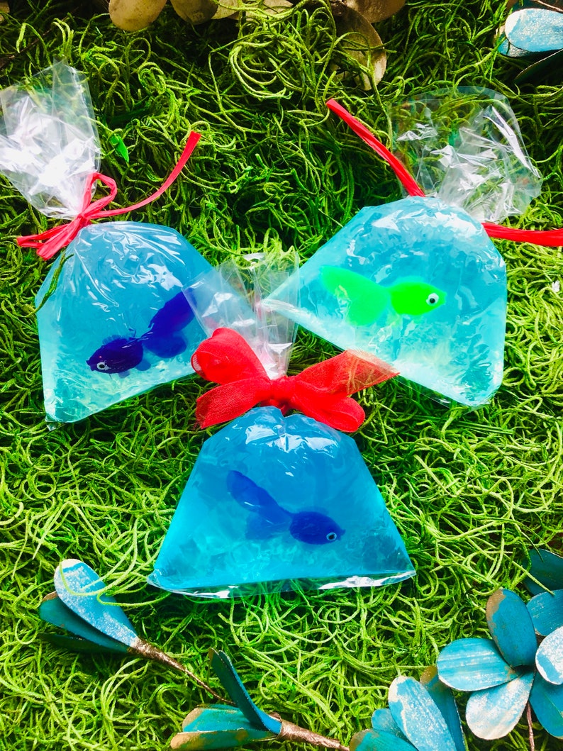 Goldfish In A Bag Bar Soap For Kids Toy Surprise Inside Fish Etsy