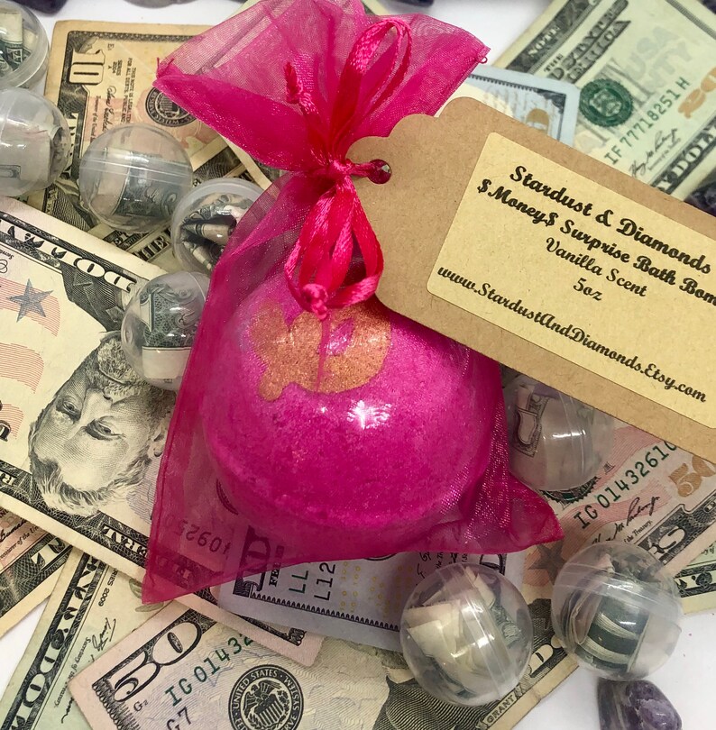 Bath Bombs With Money Inside Them Items similar to HUGE Aphrodite
