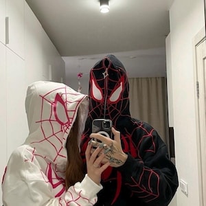 Spiderman zip hoodie - Etsy 日本