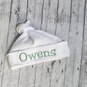 Berretto per neonato, cappellino personalizzato, regalo per baby shower