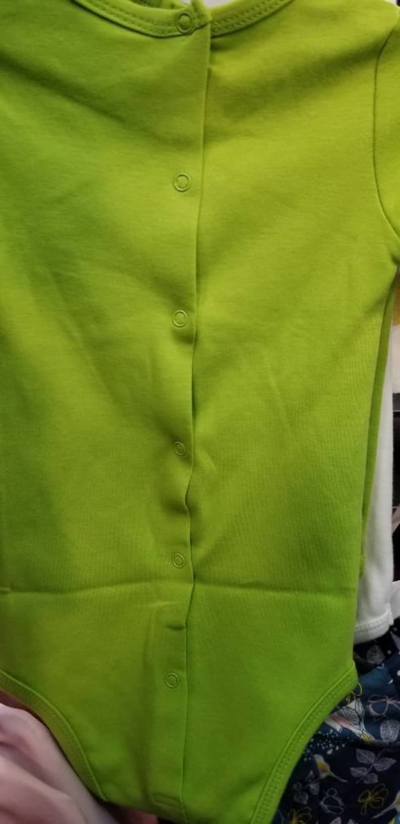 long sleeve green body suit