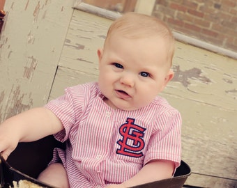 Vintage look baseball jersey, Stl cardinals shirt, cap, shorts, knickers or long pants set.