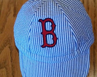 Baby baseball cap for Boston fans.