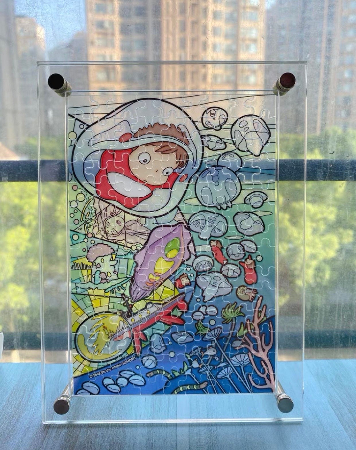 Ponyo on the Cliff • Original Ghibli Studio • Art Crystal Jigsaw