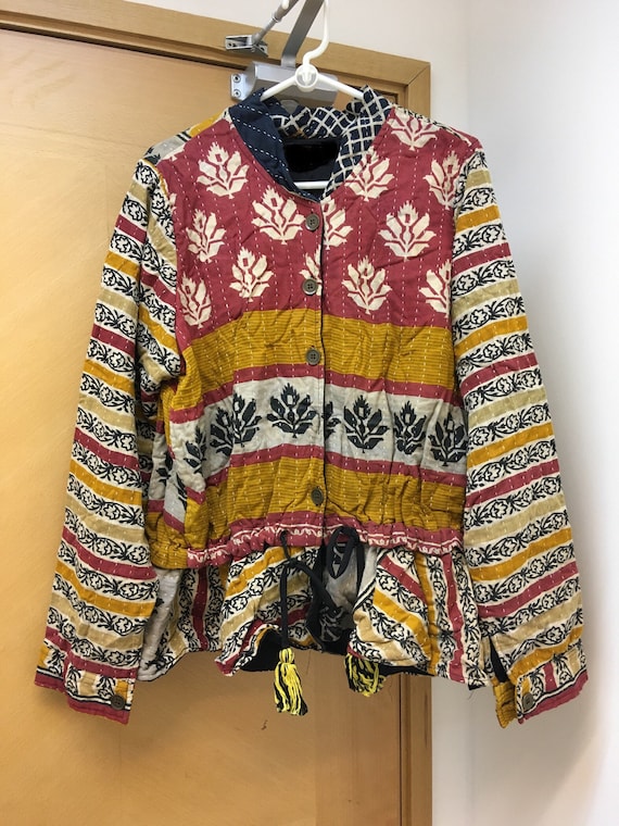Kantha vintage jacket Indian jacket 5 hippie gypsy bohemian vintage jacket ethnic jacket boho jacket tribal jacket