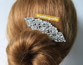 Wedding hair comb, bridal hair comb, crystal bridal hair, wedding headpiece, hair comb for wedding bridal, bridesmaids hair, statement