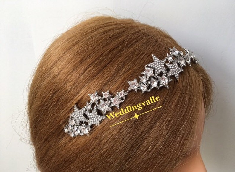 Sparkle stars headpiece wedding bridal headband weddjng Etsy