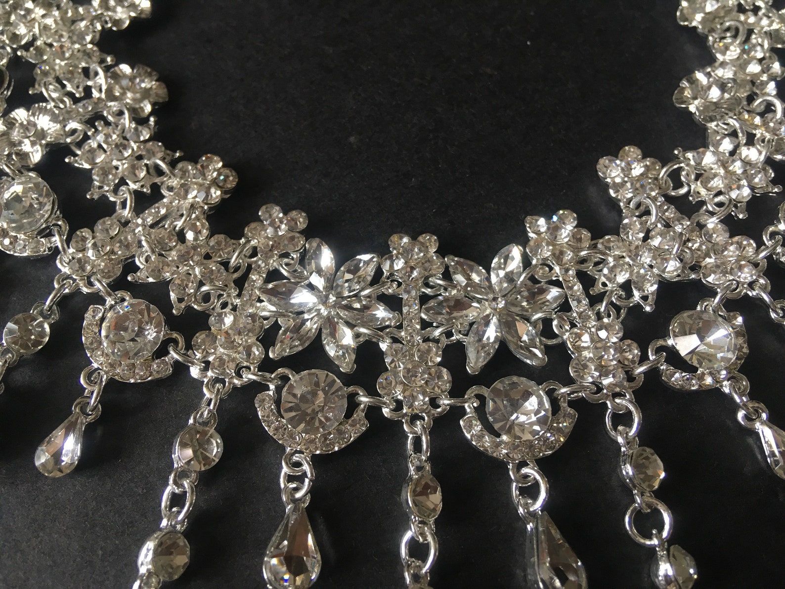 Athena Victorian Wedding Bridal Choker Necklace Crystal - Etsy