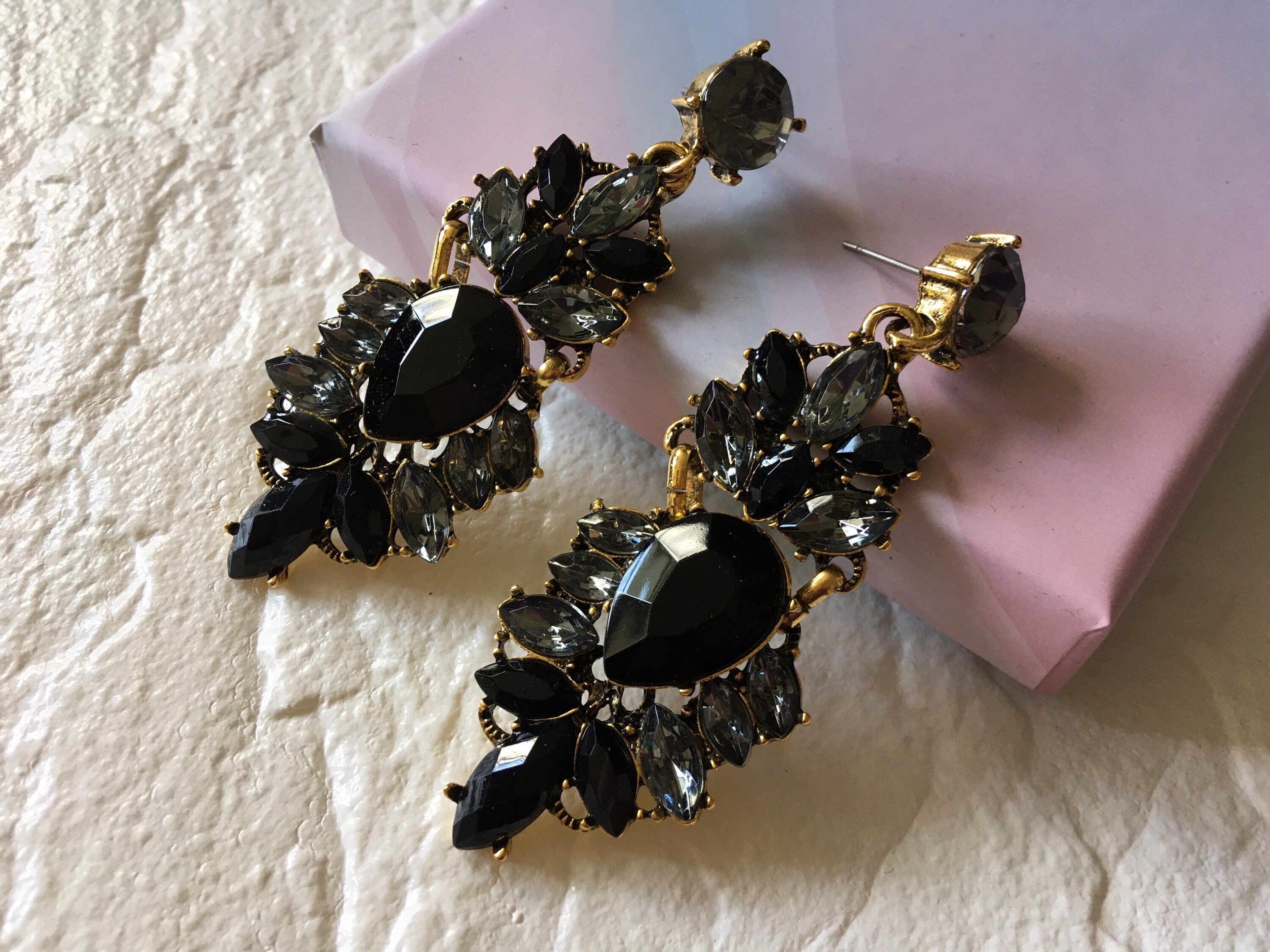 【BLACKPURPLE】[BLACKLABEL] Crystal Ring Earring Set 51wrLqYPa4L._UY300_.jpg