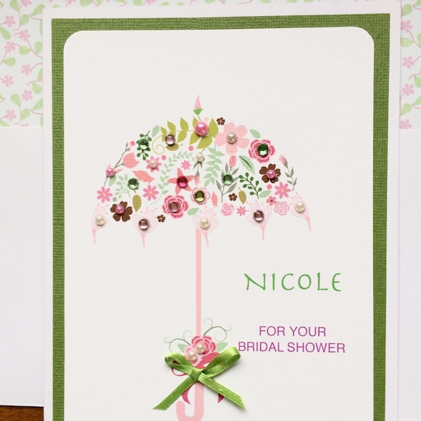 Bridal Shower Card-Personalized-Inside May Be Personalized