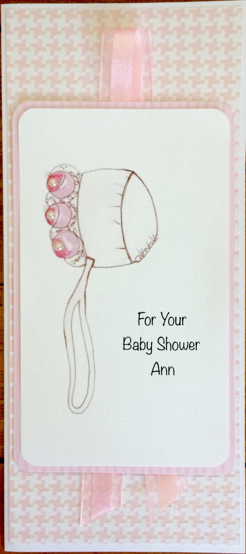 Baby Shower Card For Girl For Etsy