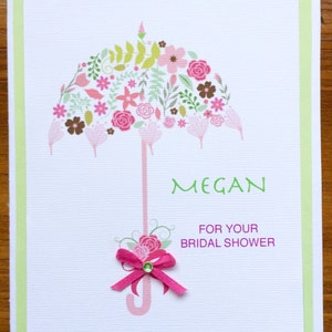 Bridal Shower Card-Personalized-Inside May Be Personalized To Be For Daughter-Granddaughter-Niece-Relatives