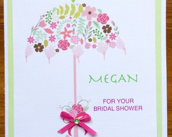 Bridal Shower Card-Personalized-Inside May Be Personalized To Be For Daughter-Granddaughter-Niece-Relatives