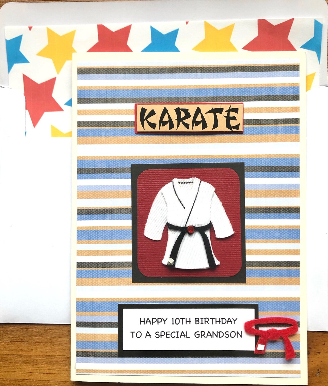 Karate Birthday Card-son-daughter-grandson-granddaugher-anyone - Etsy