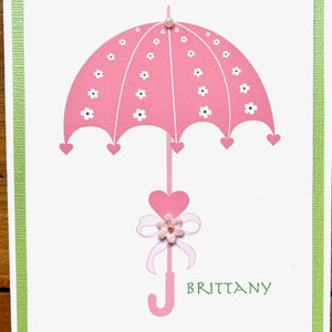 Bridal Shower Card-Personalized-Inside May Be Ordered For Daughter-Granddaughter-Niece-Relatives-Anyone