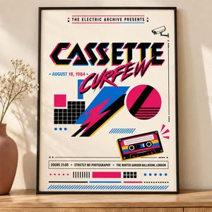 80s New Wave Poster - Etsy