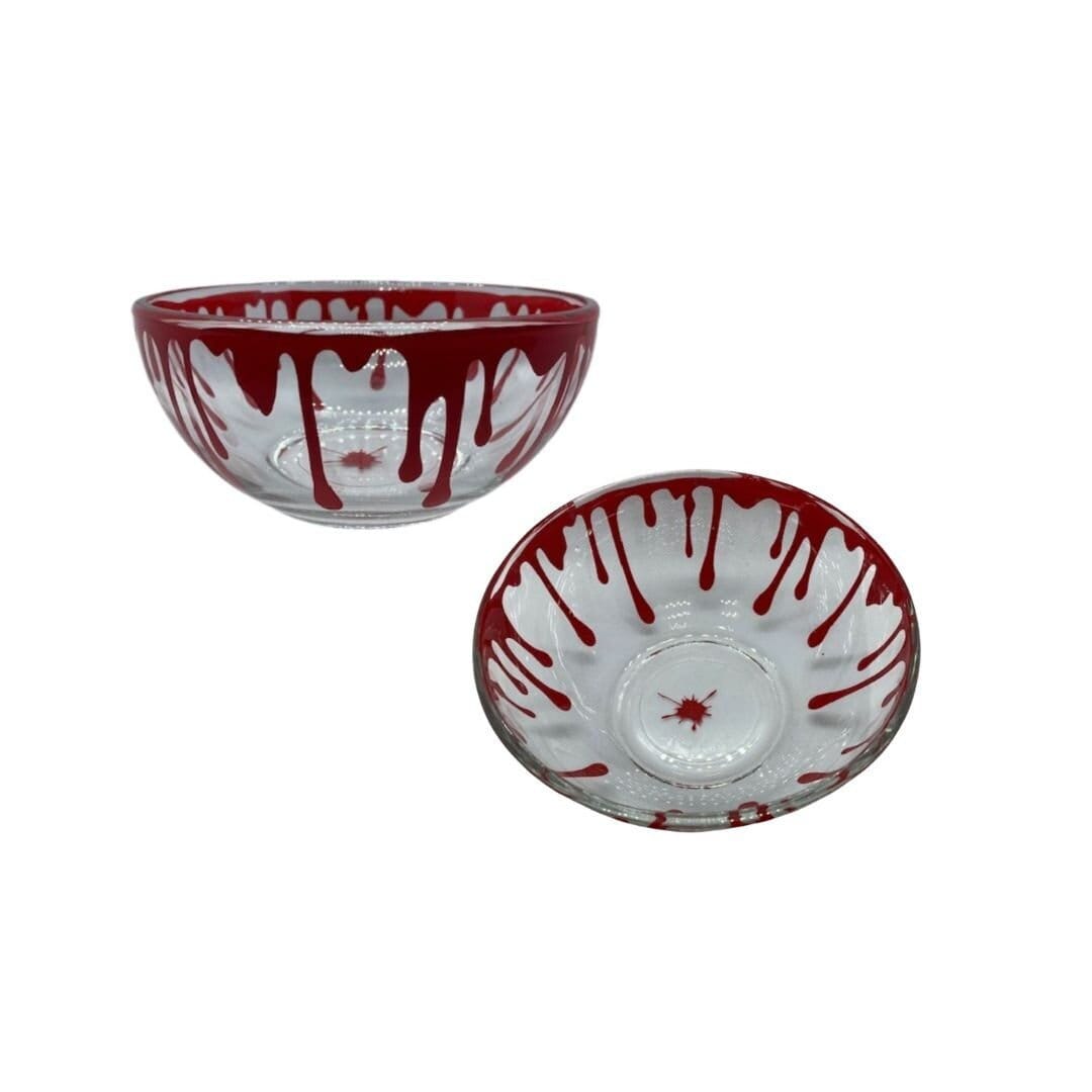 Bloody Glass Bowl: Creepy Candy Dish, Horror Home Decor - Etsy
