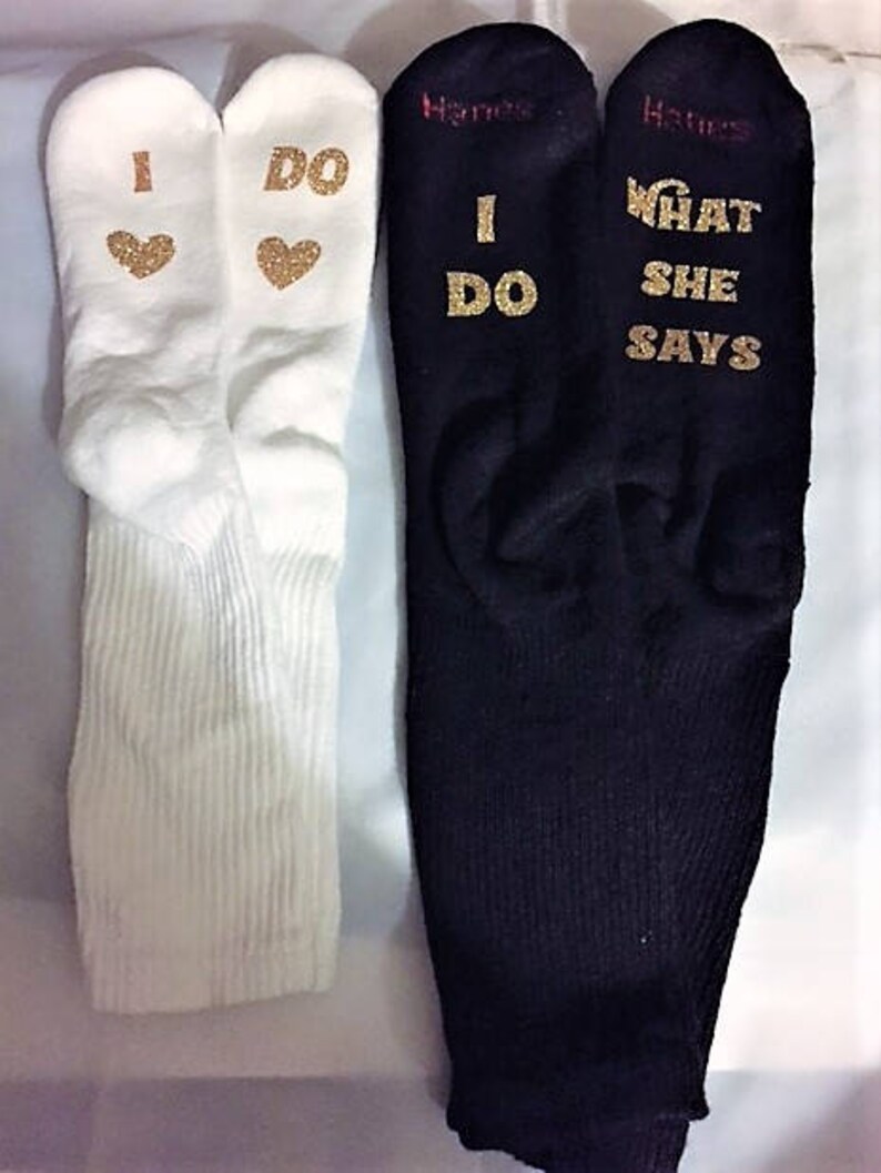 Wedding socks Bride and groom Anniversary gift for Mr & Mrs | Etsy