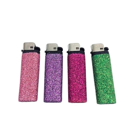 Bestselling glitter decorated disposable lighters, Novelty candle lighting, Pretty incense burner, Personalized promotional tools