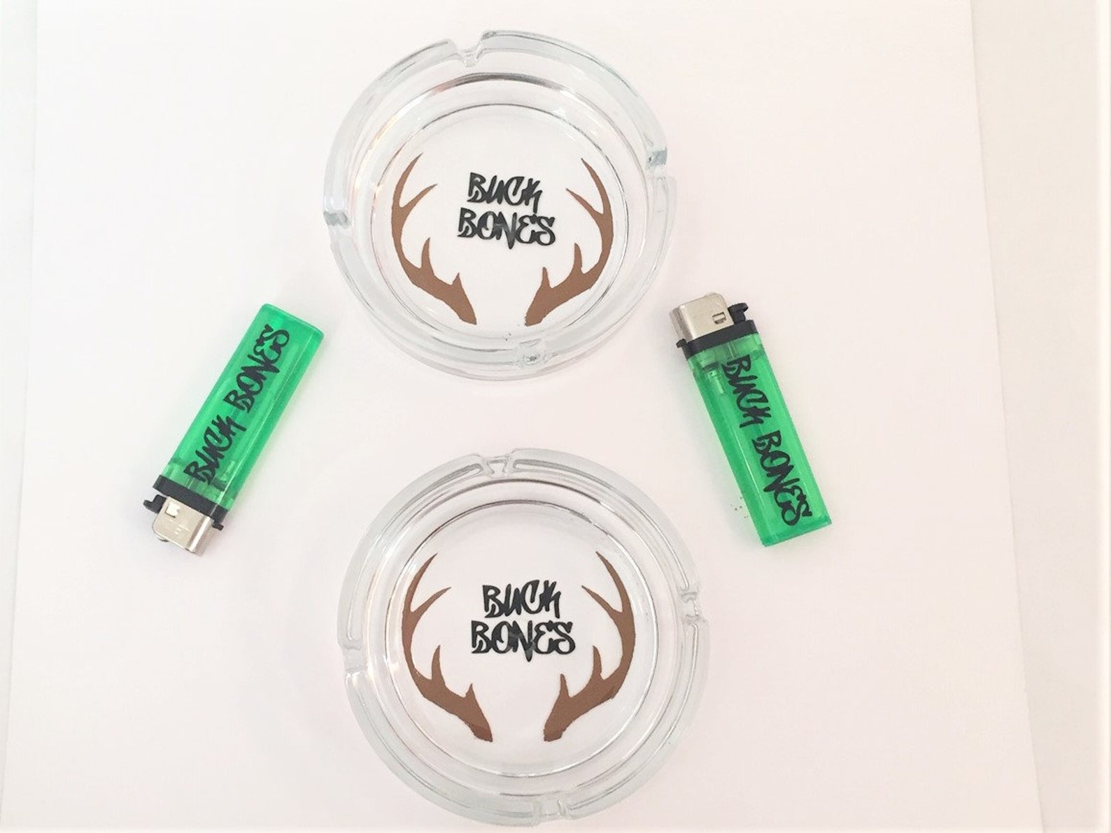 Custom Ashtray and Lighter Gift Set Decorated Lighter and Etsy