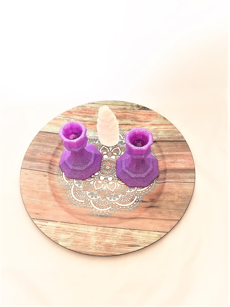 Black Glitter Taper Candle Holders Sweet 16 Candle Lighting Etsy