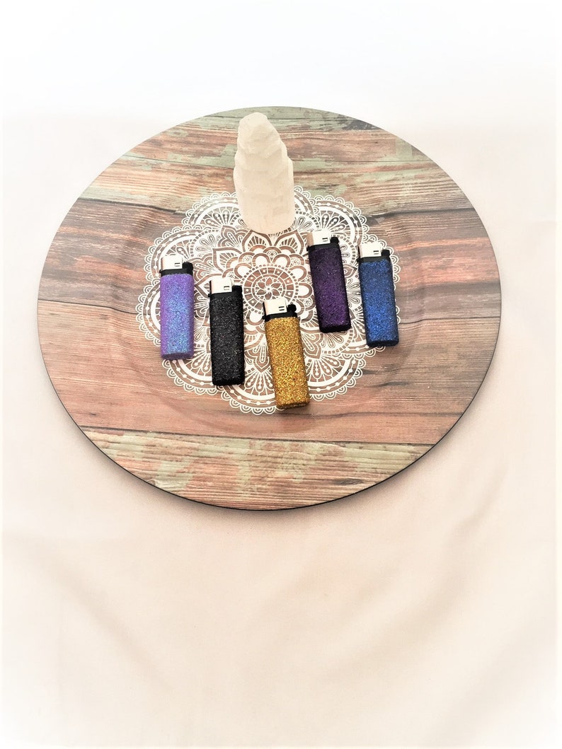 Bulk glitter lighters Personalized candle lighters Glam Etsy