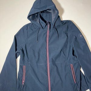 Jaqueta Tommy Hilfiger Softshell com Capuz, Azul Marinho, com Zíper Frontal, Tamanho XXL #30